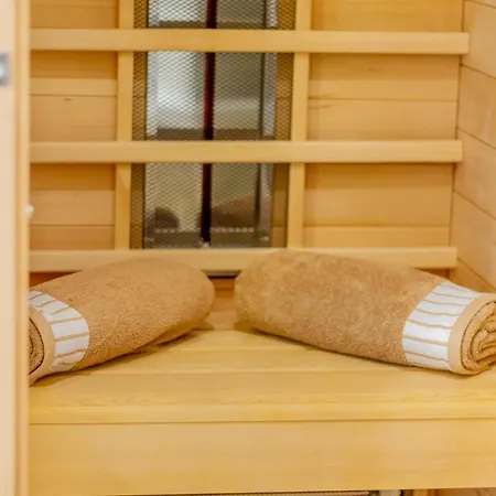 Luxury With Balcony And Sauna Apartment